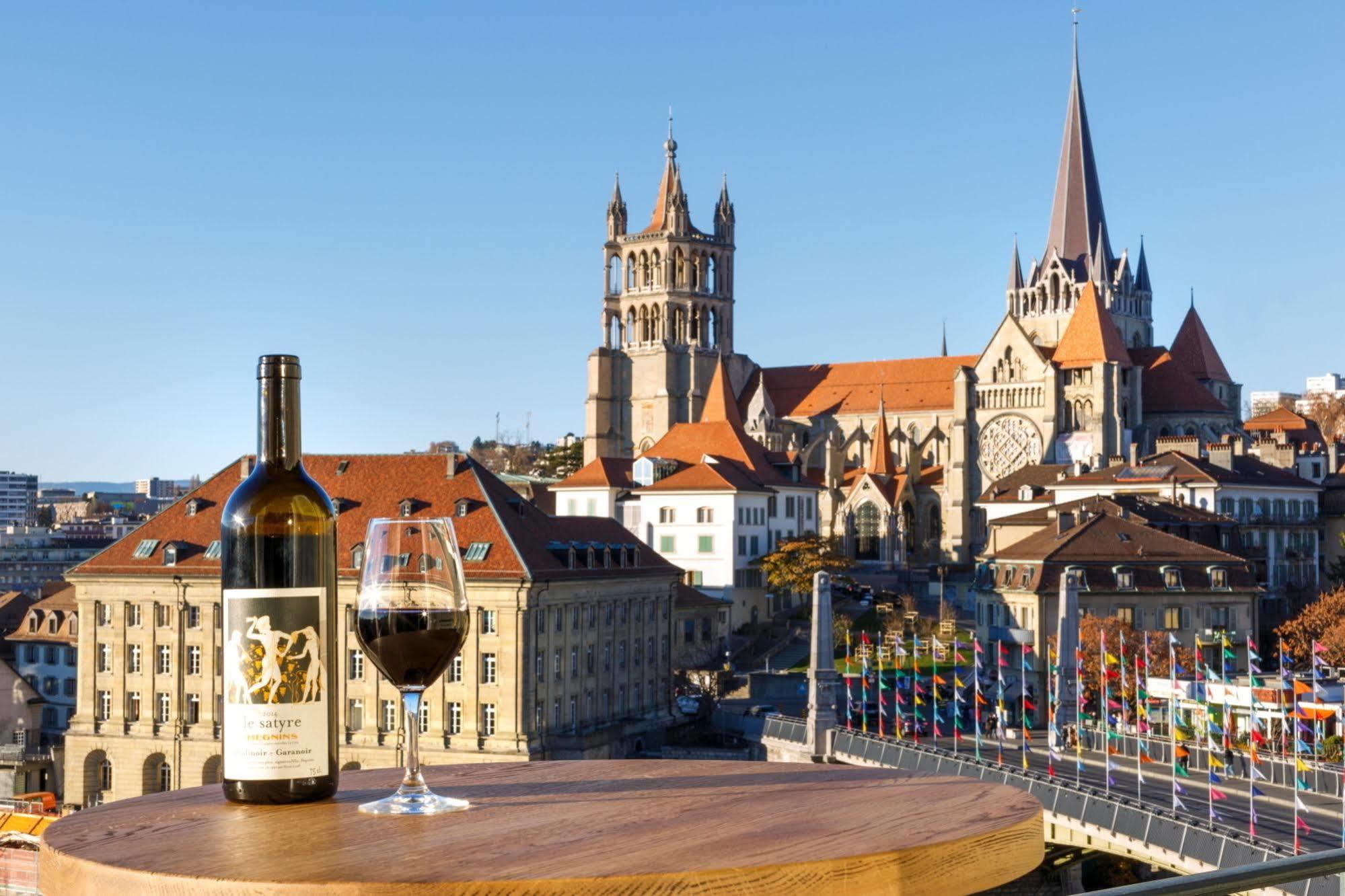Hotel Swiss Wine By Fassbind Лозана Exteriér fotografie